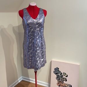 Gianni Bini Deidra Sequence V-neck Dress